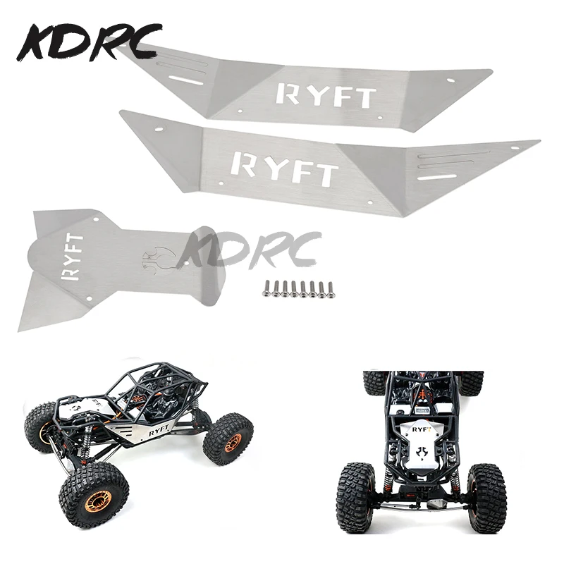 

Racing Stainless Steel Armor Body Guard Protection Plate for AXIAL RBX10 Ryft 1/10 Scale RC Crawler Upgrade Part