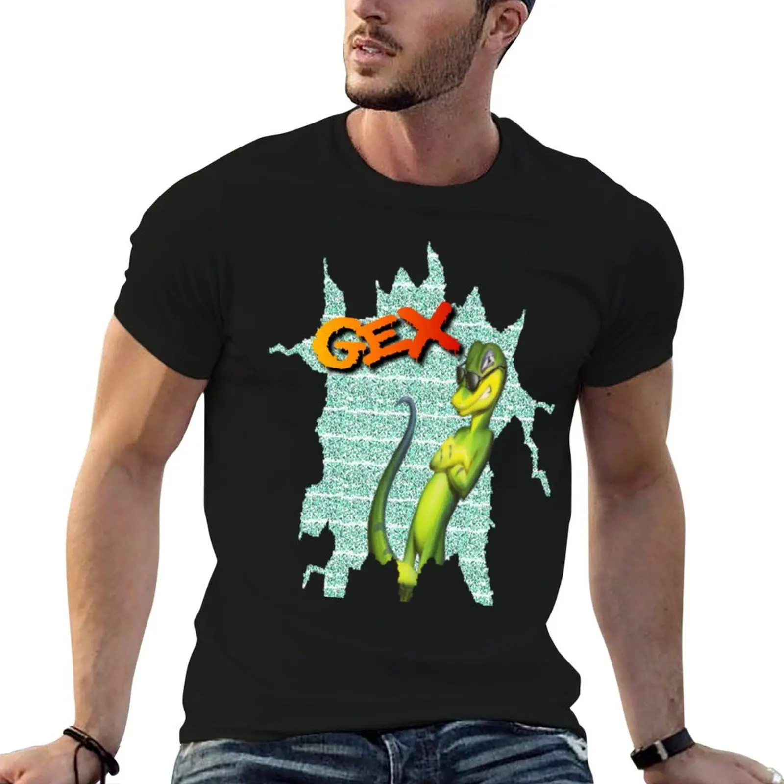 Gex - TV Static T-Shirt summer clothes cute clothes Men's clothing