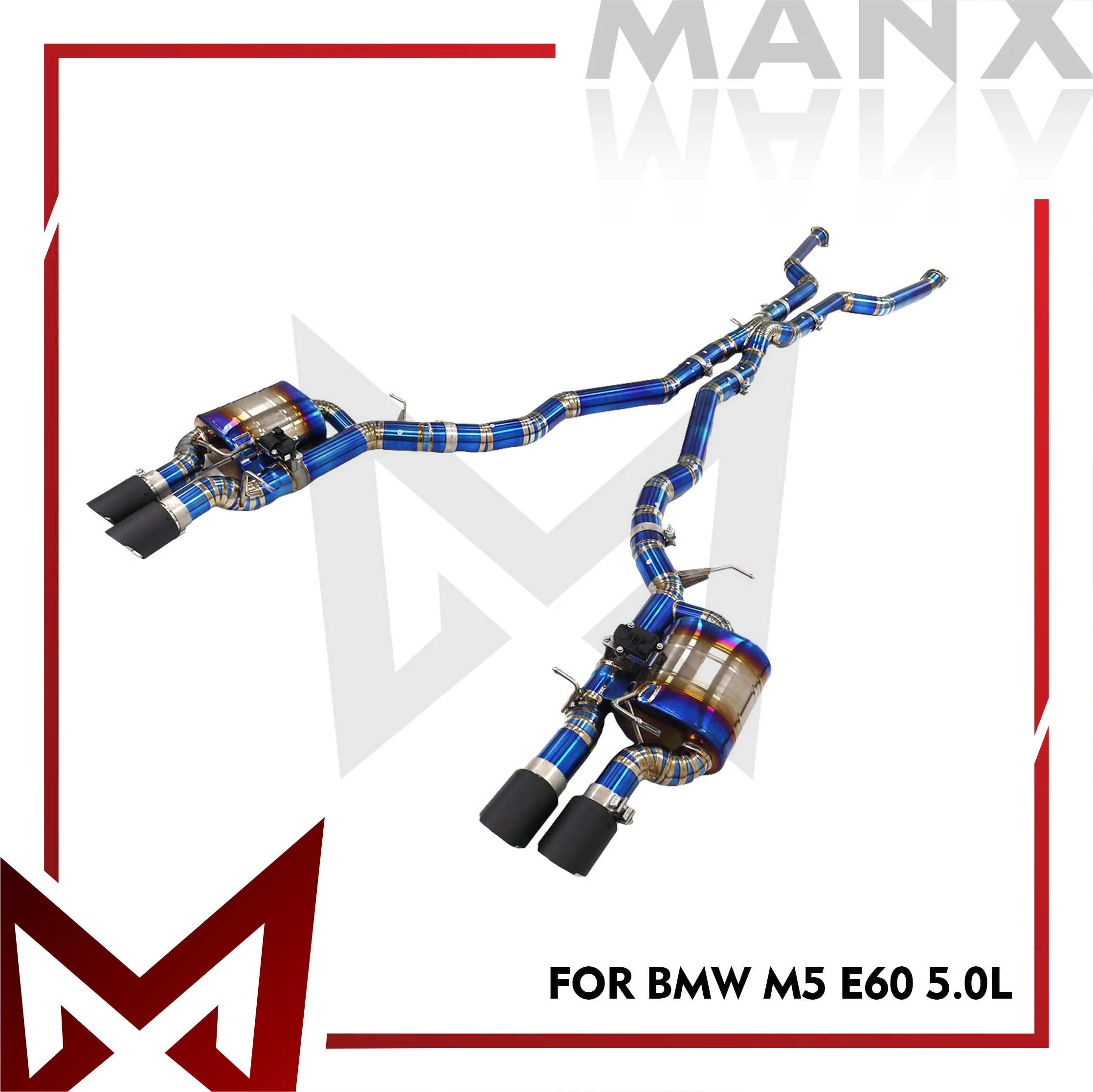 

MANX Catback Suitable For BMW M5 E60 5.0L High Flow Performance Exhaust System Titanium Alloy Electronic Valve