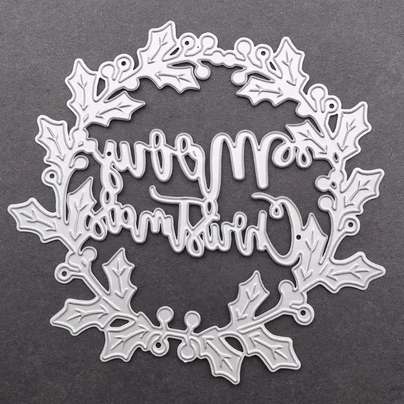 103C Merry Christmas Metal Cutting Dies Stencil DIY album album Mẫu thẻ giấy Mẫu Crafting Craft