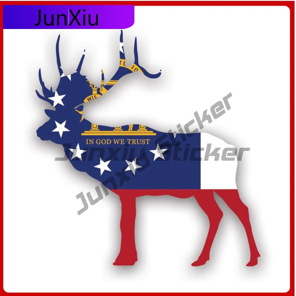 

Cute Georgia Deer Shaped Flag Sticker Uv Protected Decalsga Stag Hunter Hunting Archery Antlers Outdoors Explore Anime