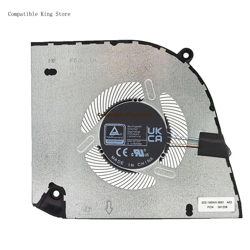 ll Laptop CPU Cooling Fan for DELL Inspiron 14 Plus 14-7440 FS80 DFS5L22H05G866 13NR09F0T01111 DQ5DC81F003 0WG5N2 DC5V 0.8A