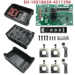 Batteria agli ioni di litio Custodia in plastica Circuito di protezione di ricarica PCB Box Shell per EINHELL POWER X-CHANGE 18V 20V al litio 4511396