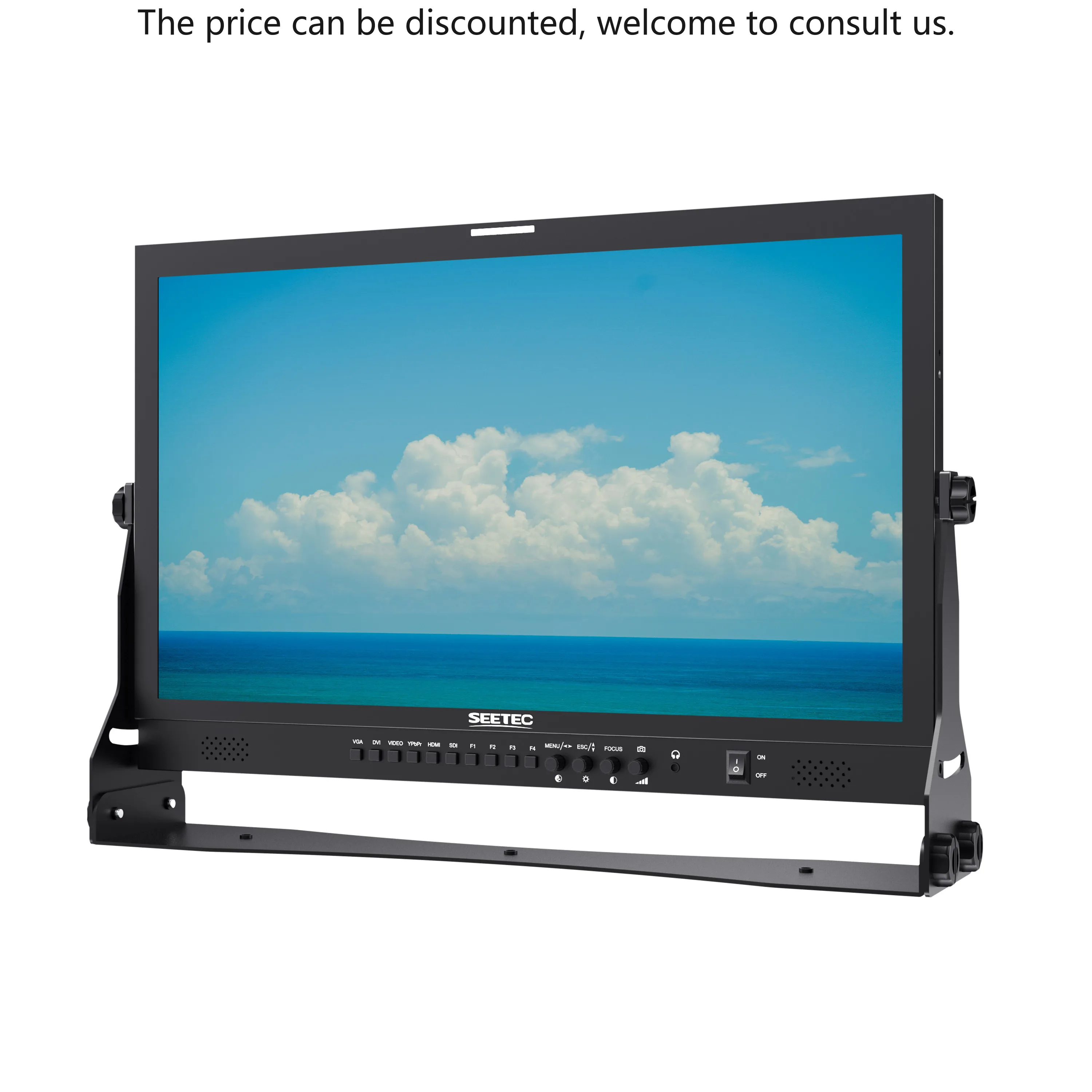 

SEETEC P238-9HSD 23.8 Inch 3G-SDI 4K HDMI Pro Broadcast LCD Monitor IPS Full HD 1920x1080 Tv Broadcasting Monitor