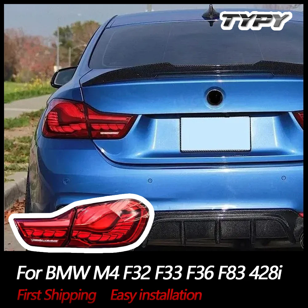 

Car Full Led Tail Lamp Dragon Scale Style Taillamp For BMW 4 Series M4 F32 F33 F36 F83 428i 420i