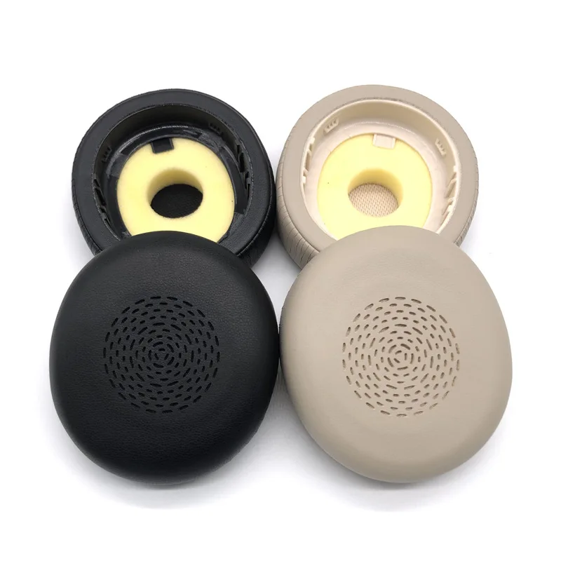 Couro confortável Ear Pads para Jabra Rvolve2 75 Headphone, Earpads, almofadas, substituição