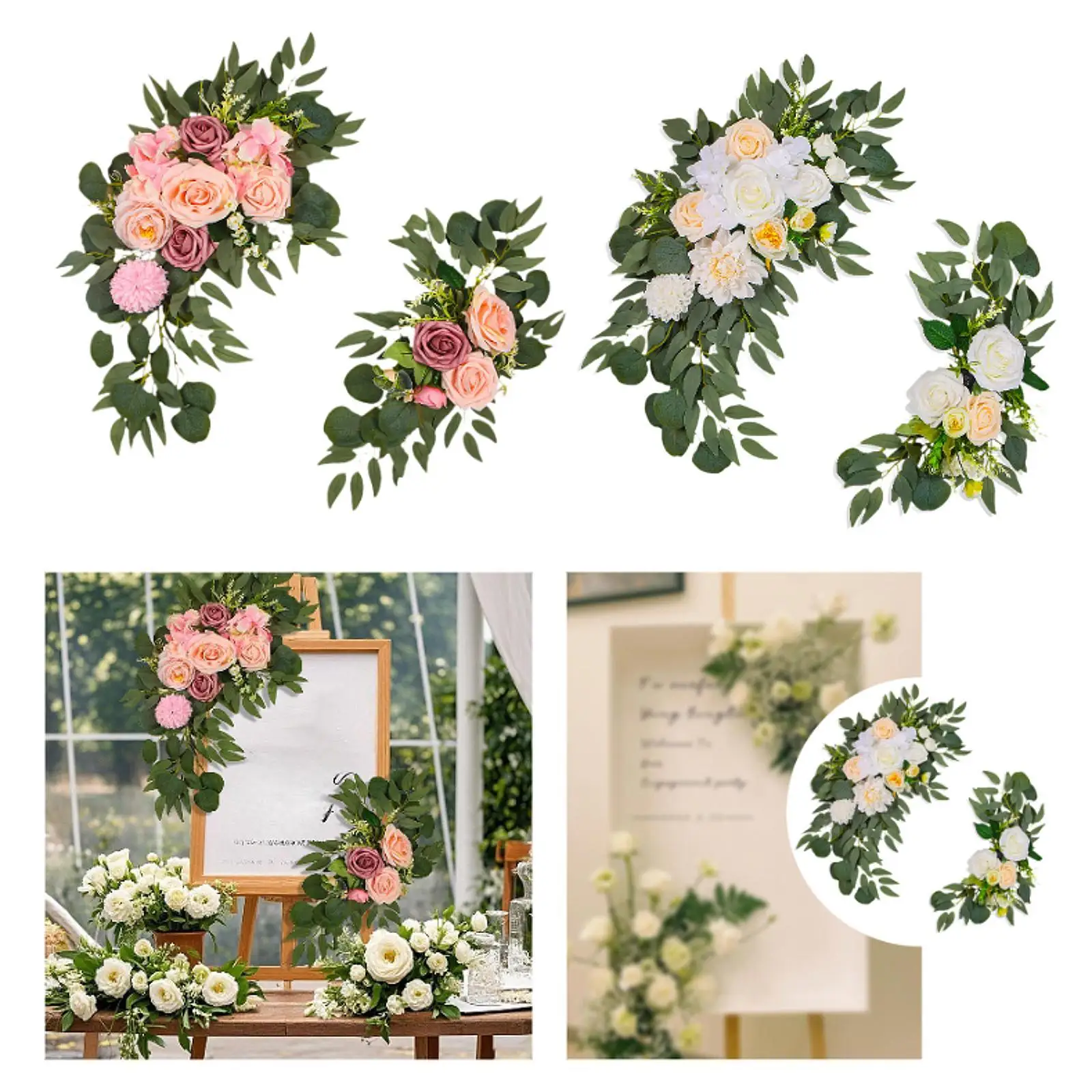 

Wedding Arch Flowers Floral Swags for Arches for Arbor Wedding Car Door