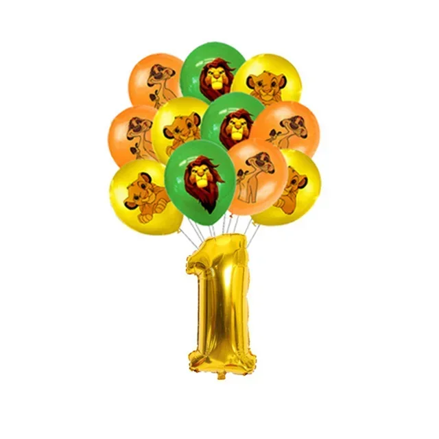 Simba König der Löwen Geburtstag Party Dekorationen Einweggeschirr Ballon Tischdecke Serviette Tasse Kuchen Topper für Kinder Babyparty