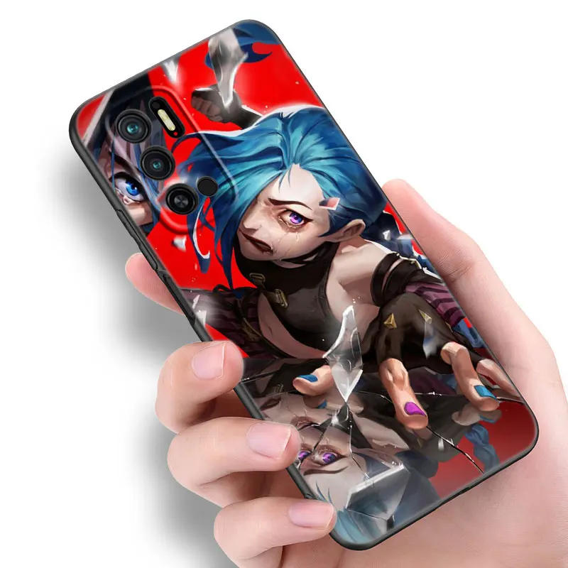 L-League of legends Phone Case For Xiaomi Redmi Note 8 9 10 11 11E 11T 11S 12 Pro 4G Plus 5G 8T 9S 10S 12S Black Silicone Cover