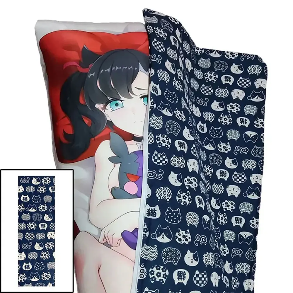 Pillow Dakimakura Hiding Case Body Pillow Concealment Shelter Storage Bolster Pillow Cover for Genshin Impact Demon Slayer