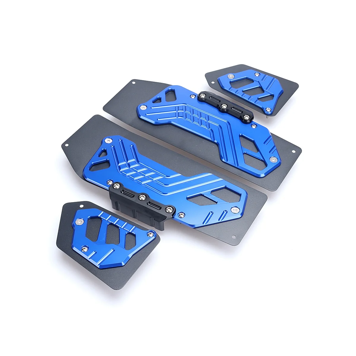 Motorcycle Footrest Footpads Foot Pegs Pedals Plate Pads for HONDA ADV350 ADV-350 ADV 350 2022 2023(Blue)