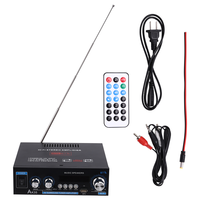 AA08-AK35 800W Digital Amplifier Speaker System For Bass Audio Power Bluetooth Hifi FM Subwoofer For Car Boat For Caravan US Plu