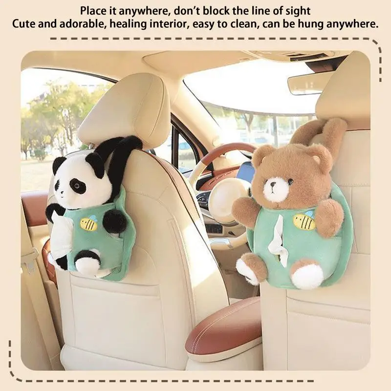 

Backseat Plush Tissue Box Backseat Plush Tissue Box Napkin Holder In Cartoon Road Trip Tissue Organization Box Napkin Dispenser