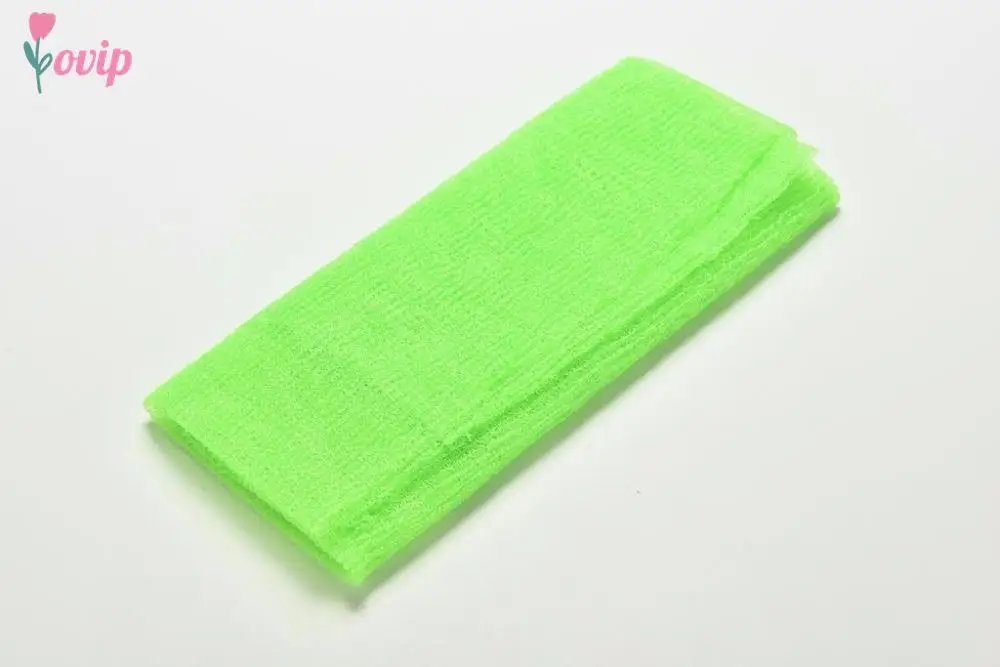 Exfoliating Nylon Scrubbing Cloth, Toalha De Banho, Limpeza Do Corpo Do Chuveiro, Esponjas De Lavagem, Purificadores, Rosa, Verde, Amarelo, Novos Produtos