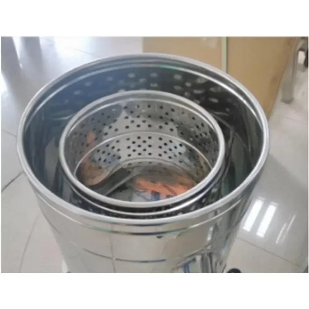 

304 Stainless Steel Vegetable Ginger Spinach Salad Centrifuge Spinner Electric Spin Dryer
