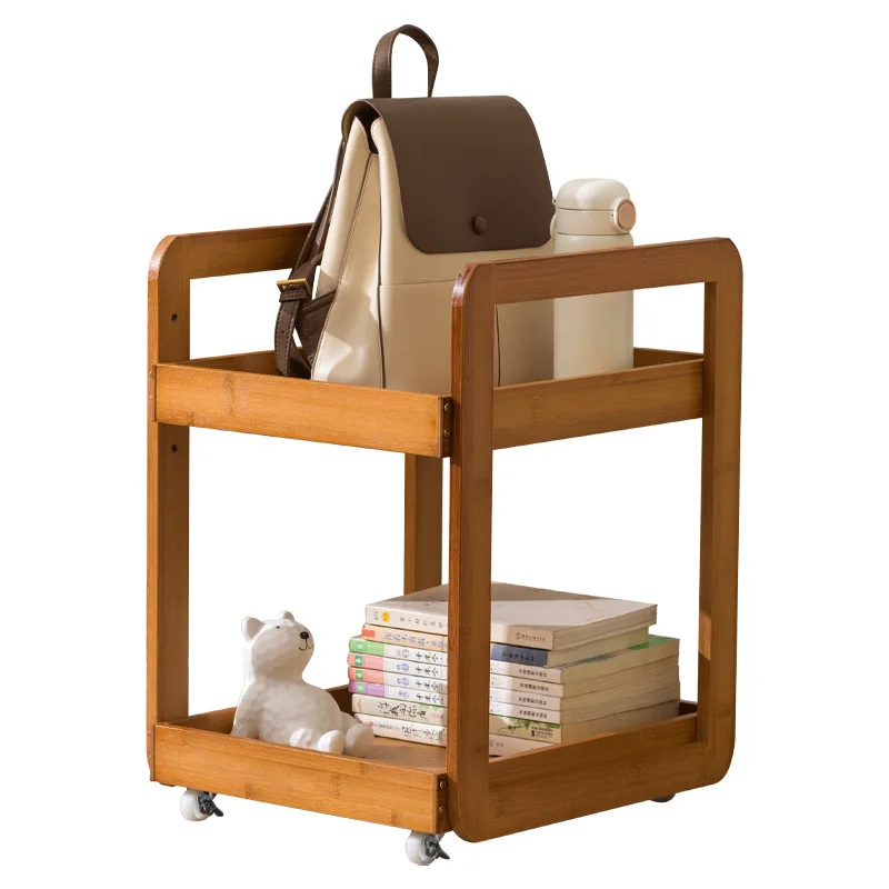 

School bag shelf removable trolley book storage rack artifact household multi-layer