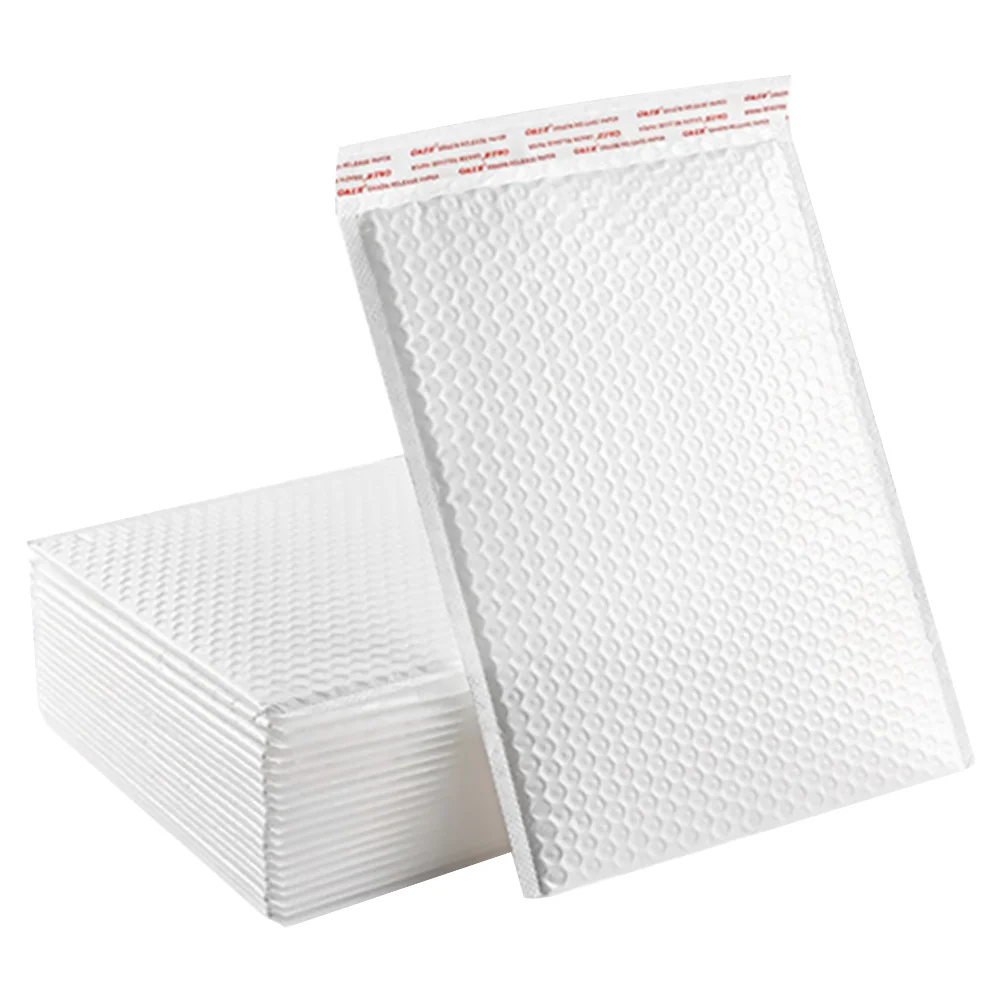 50 قطعة مغلفات فقاعية مقاومة للماء تصميم فريد من نوعه وظيفة الختم الملابس أكياس الشحن أكياس التعبئة والتغليف ذاتية الختم #4