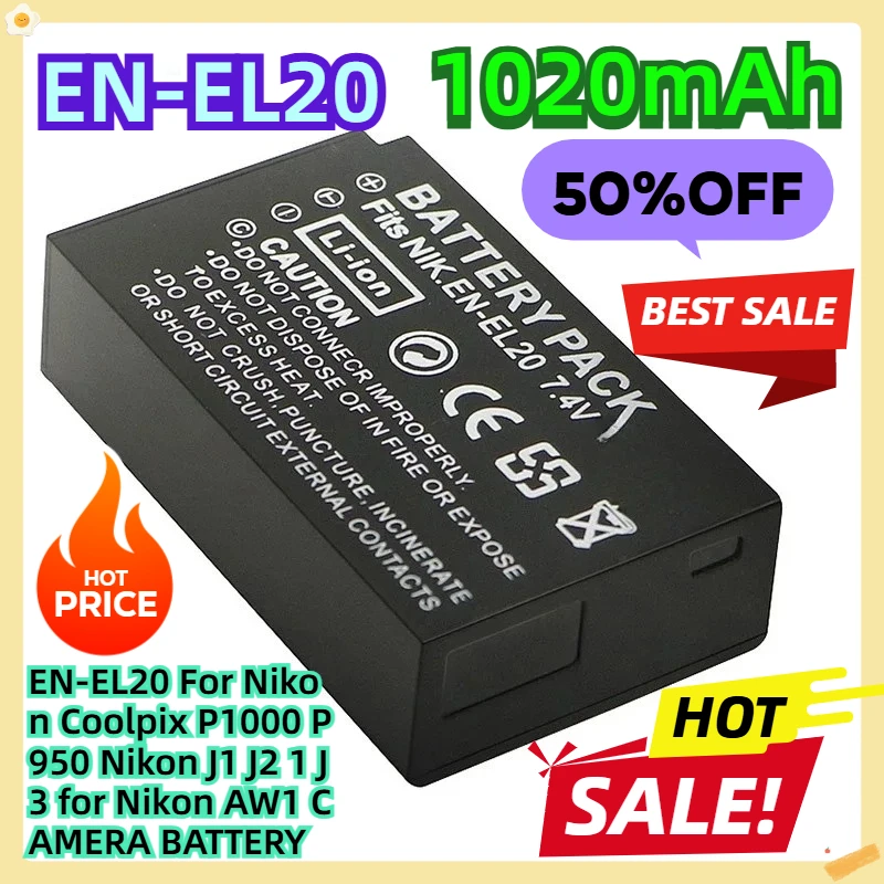 EN-EL20 For Nikon C… - image