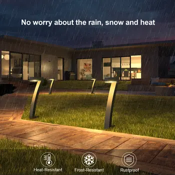 6支裝高亮度太陽能戶外燈,適用於小徑、花園、走道等,12小時續航,自動開關。 10 最佳銷售 景觀設計 - №2