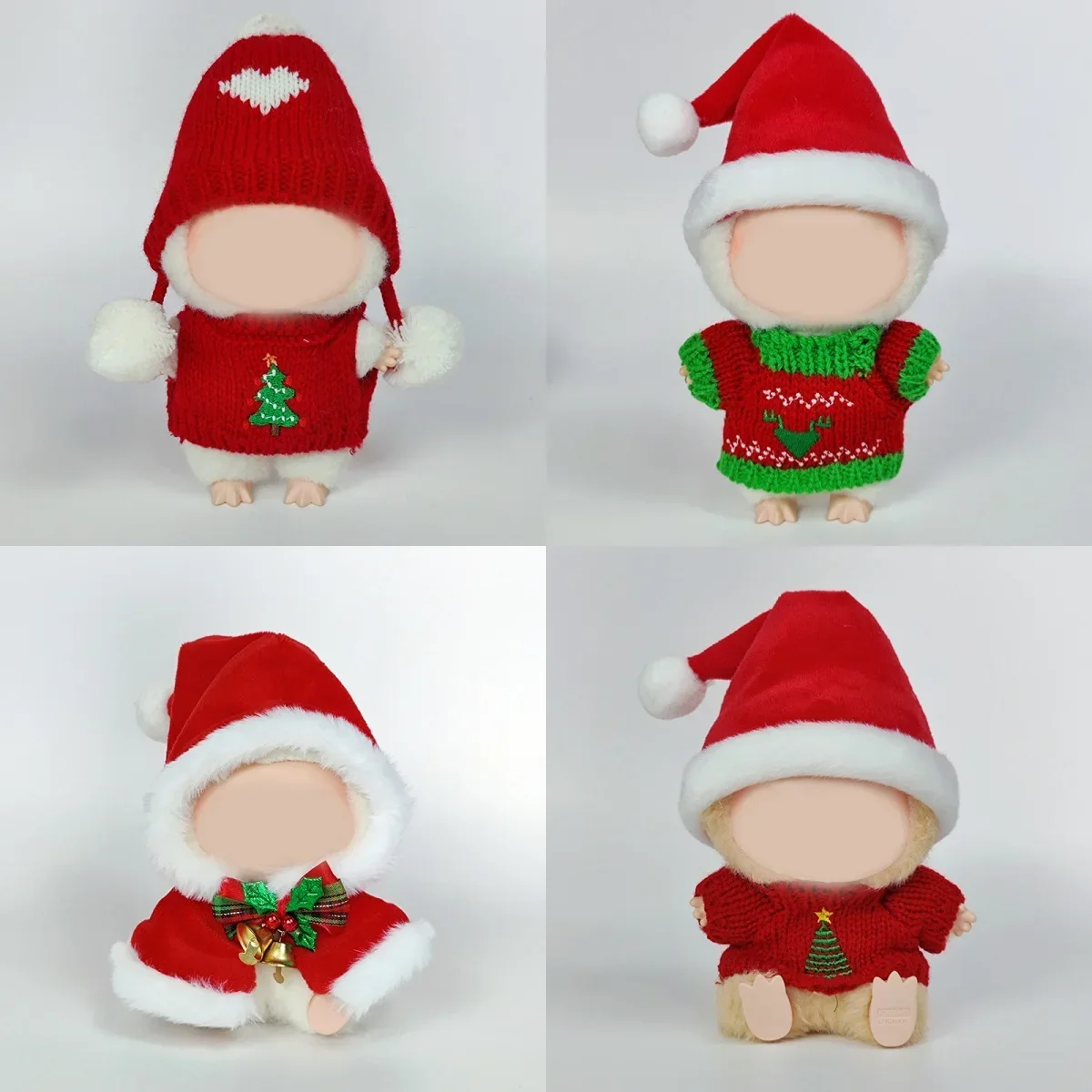 

For 15cm Labubu Plush Doll Outfit: Baseball Uniform with Cap & Glove, Ideal Sports Fan Gift
