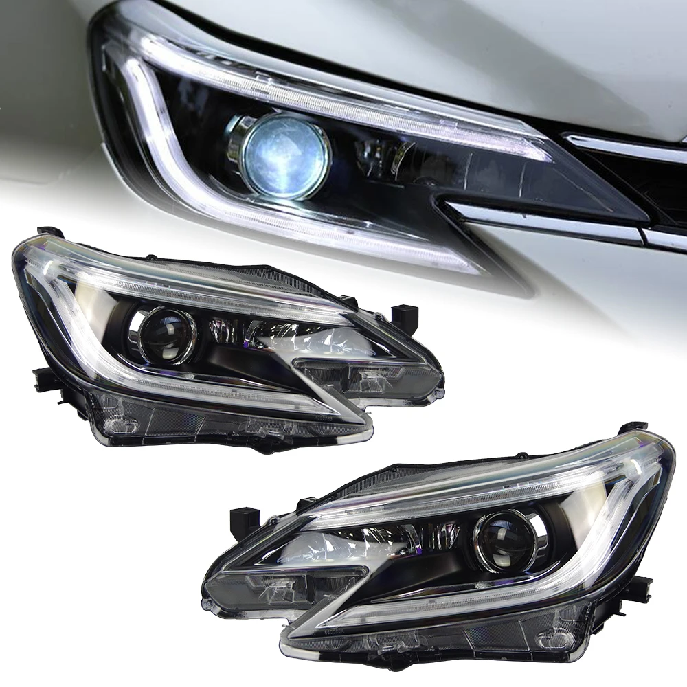 

AKD Car Styling for Toyota Mark X Headlights 2013-2017 New Reiz LED Headlight LED DRL Hid Bi Xenon Head Lamp Auto Accessories