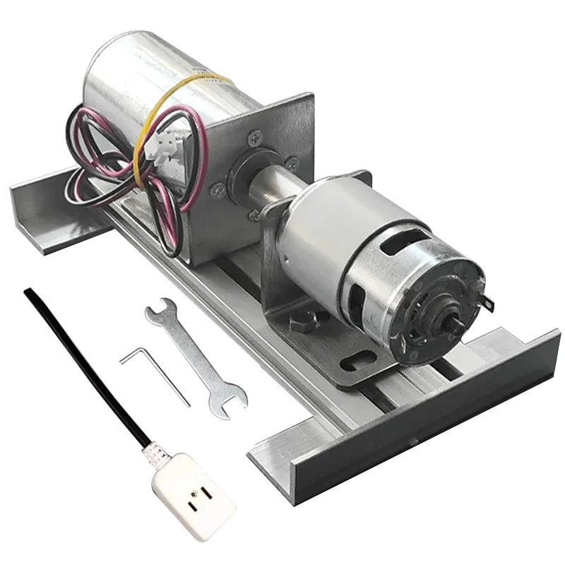 220V Permanent Magnet Brushless Generator Double Bearing Mute DIY High Voltage Generator DC 775 Motor Miniaturere Chargeable