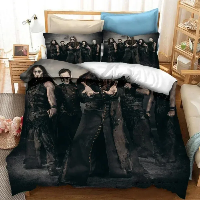 

3D Print Powerwolf Bedding Set Pillowcase Band Duvet Cover Double Twin Full Queen King Adult Kids Quilt Cover