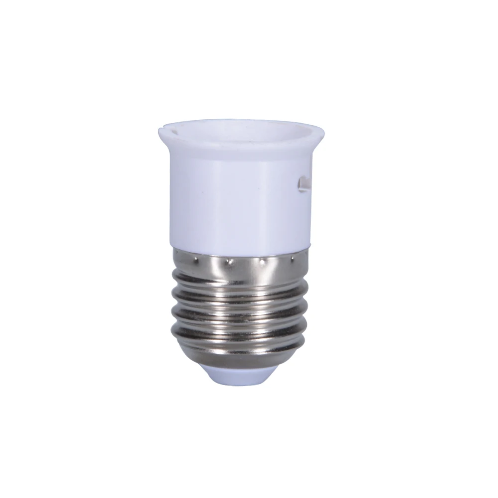 Enchufe de bombilla de lámpara de luz E27 a B22, convertidor de Base, tornillo Edison a tapa de bayoneta