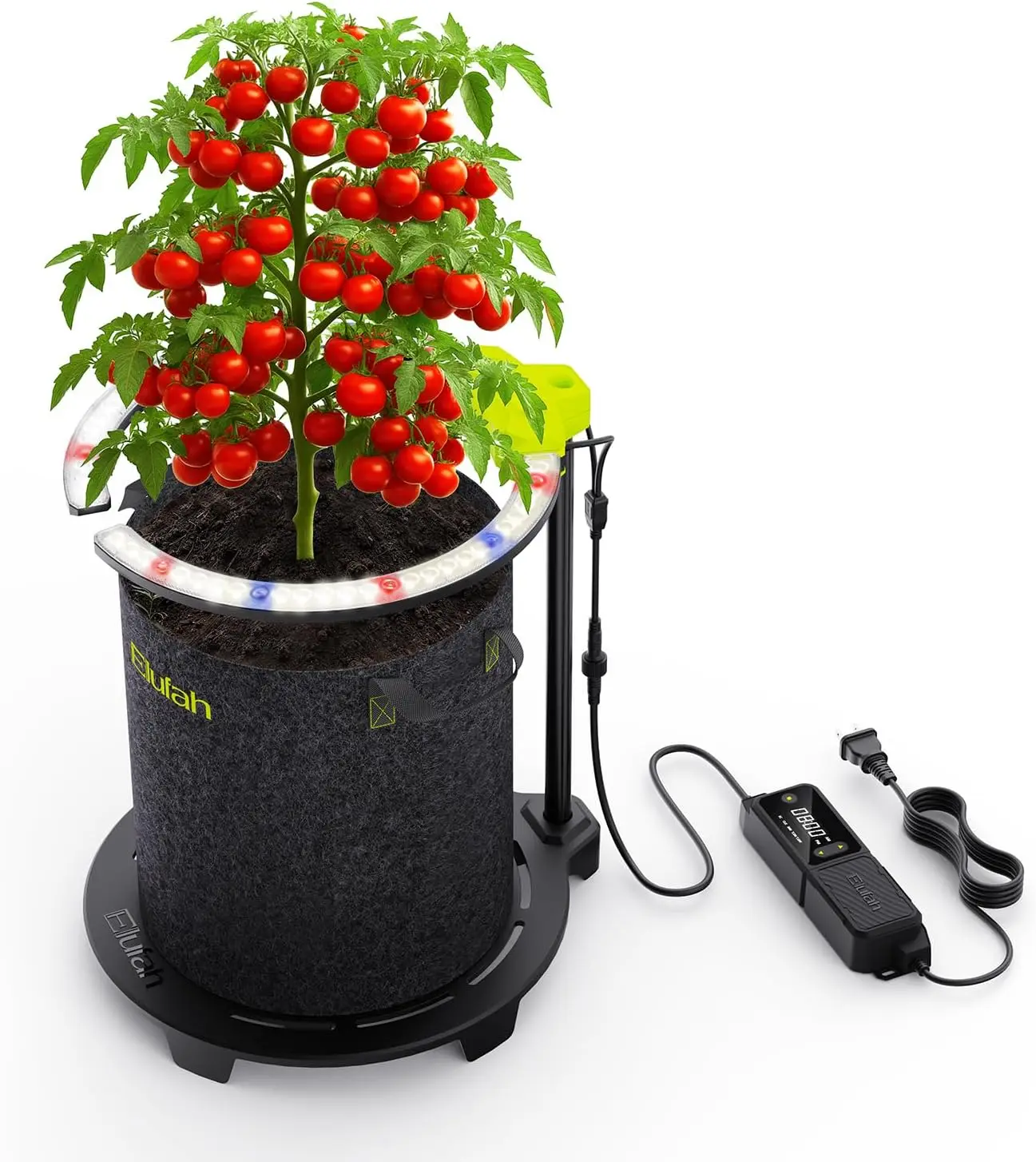 

Коммерческий светодиодный светильник полного спектра для выращивания растений, под навесом 24 Вт для сцены овощей и цветов, регулируемая подставка 12-22 дюйма, интеллектуальный контроллер