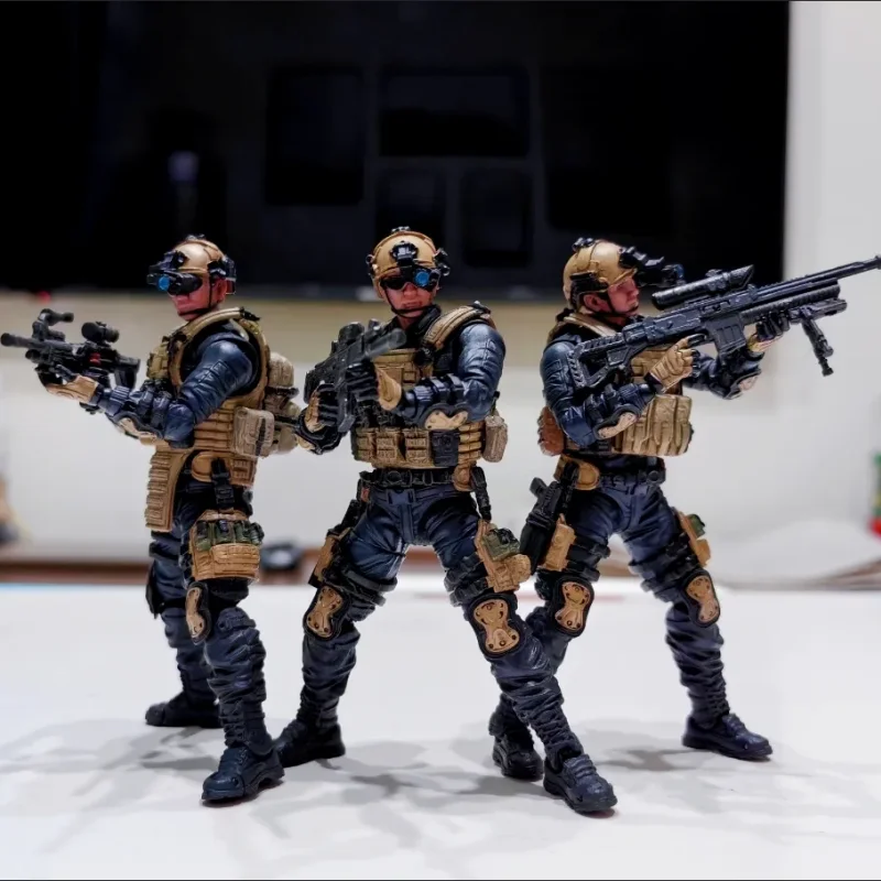 

JOYTOY 1/18 Scale Male PAP Special Forces Armed Police Military Soldiers Full Set 3.75 Inch Action Figure Body Model For Fans