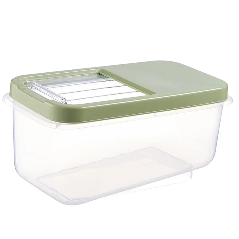 

Домашний контейнер для хлопьев, герметичный диспенсер, запирающиеся крышки, мерный стаканчик, коробка для рисовой муки, чехол для хранения сухих продуктов