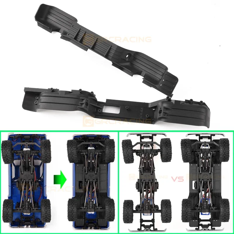 TRX4M Simulation Fender Frame Modification Chassis Closed for 1/18 RC Crawler Traxxas TRX-4M Car Chevrolet K10 Upgrade DIY Parts