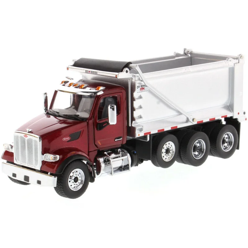 

Литой под давлением DM масштаб 1/50 Peterbilt 577, самосвал, модель автомобиля из сплава, Коллекционная игрушка, подарок, сувенир, демонстрационный орнамент