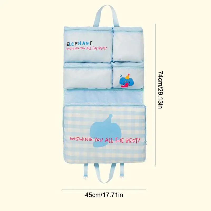 

Waterproof Travel Storage Bag Foldable Large Capacity Hanging Organizer for Suitcase Packing and Organization