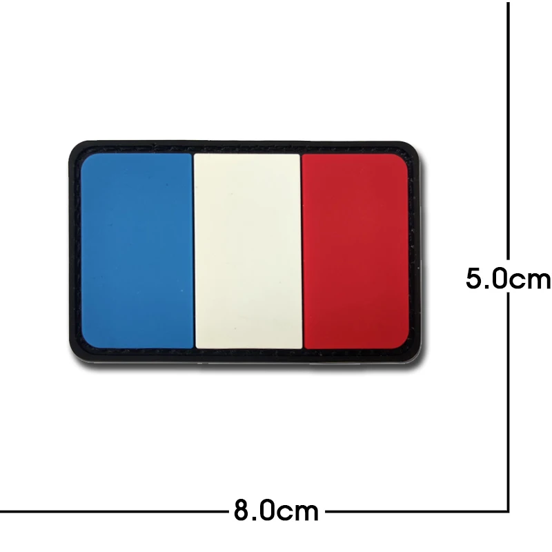 PVC-Flaggen-Aufnäher, UK, Tschechisch, Spanien, Frankreich, Deutschland, Italien, US-Russland, Armee, militärisch, taktisches Haken-Abzeichen, Gummi-Schulter-Emblem-Applikation – Detail 12