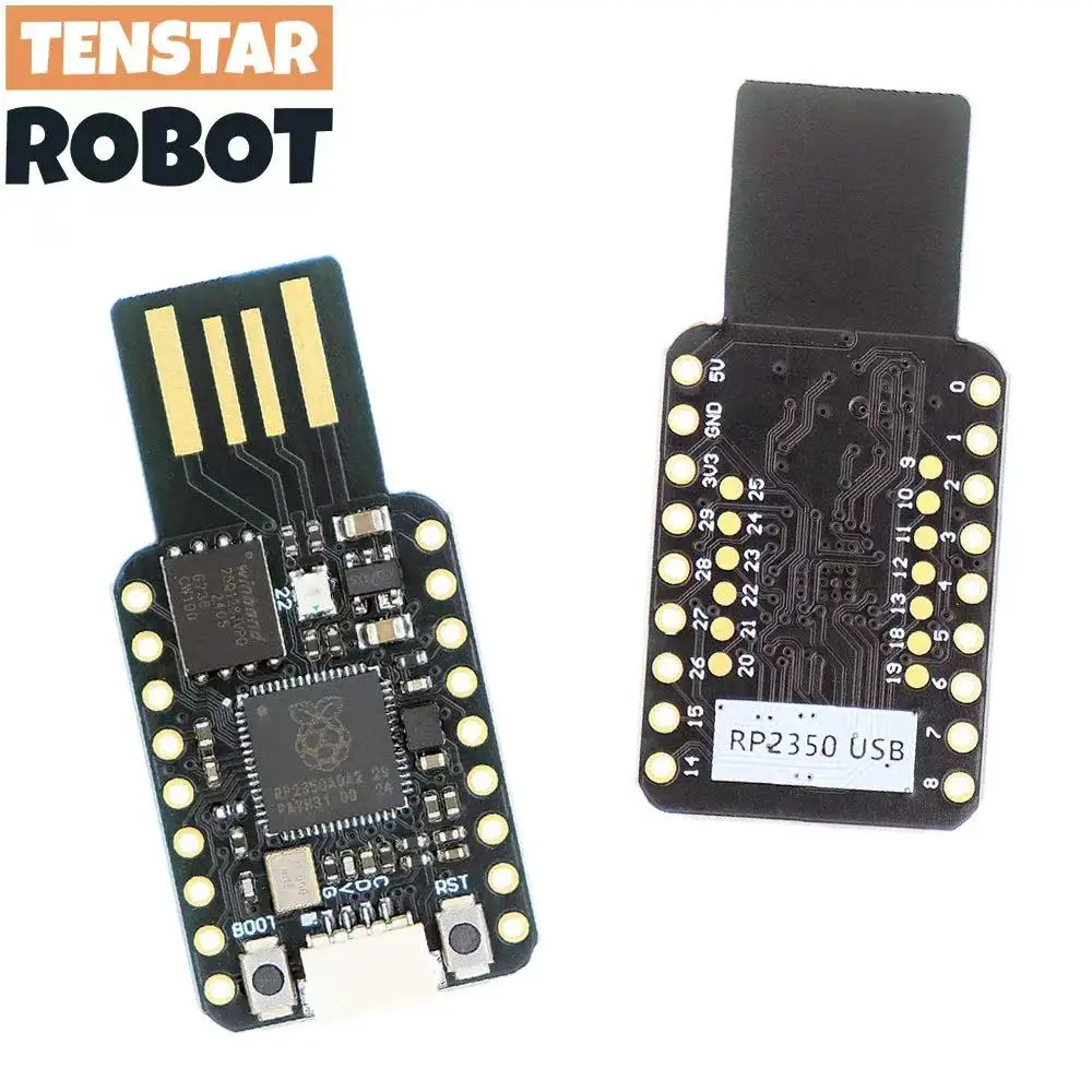 TENSTAR RP2350-USB 16 MB Flash Mini Development Board Modul Dual-Core RP2350A Chip 520 KB SRAM Für Raspberry Pi PICO2 RP2350