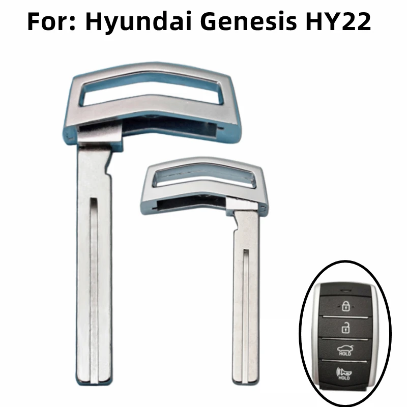 

OEM 10Pcs Blank Uncut Remote Key Blade Keyless Entry Smart Key Blade For Hyundai Genesis HY22 Blade