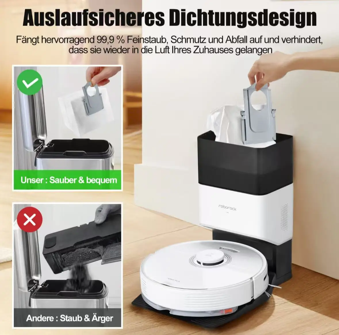 Roborock S8 S8 Pro Ultra S8+ S8 Plus S7 Maxv Ultra S7 Pro Ultra Q8 Max Plus Q7 Max  Robot Vacuum Dust Bags Accessories