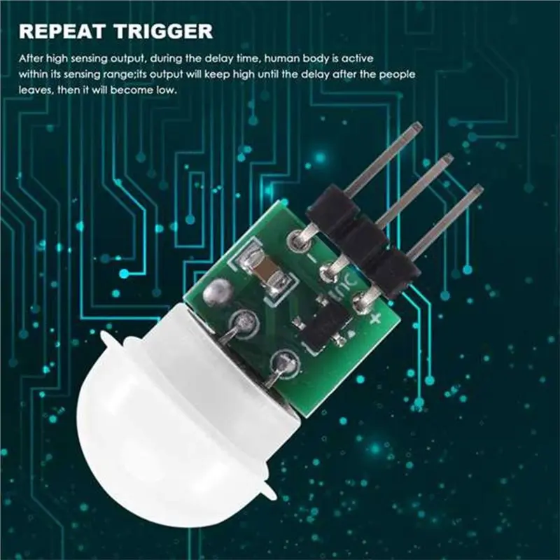 M09K 8 Pack HC-SR312 AM312 Sensor Mini PIR Motion Sensor Module IR Pyroelectric Infrared Human Body Induction Detector