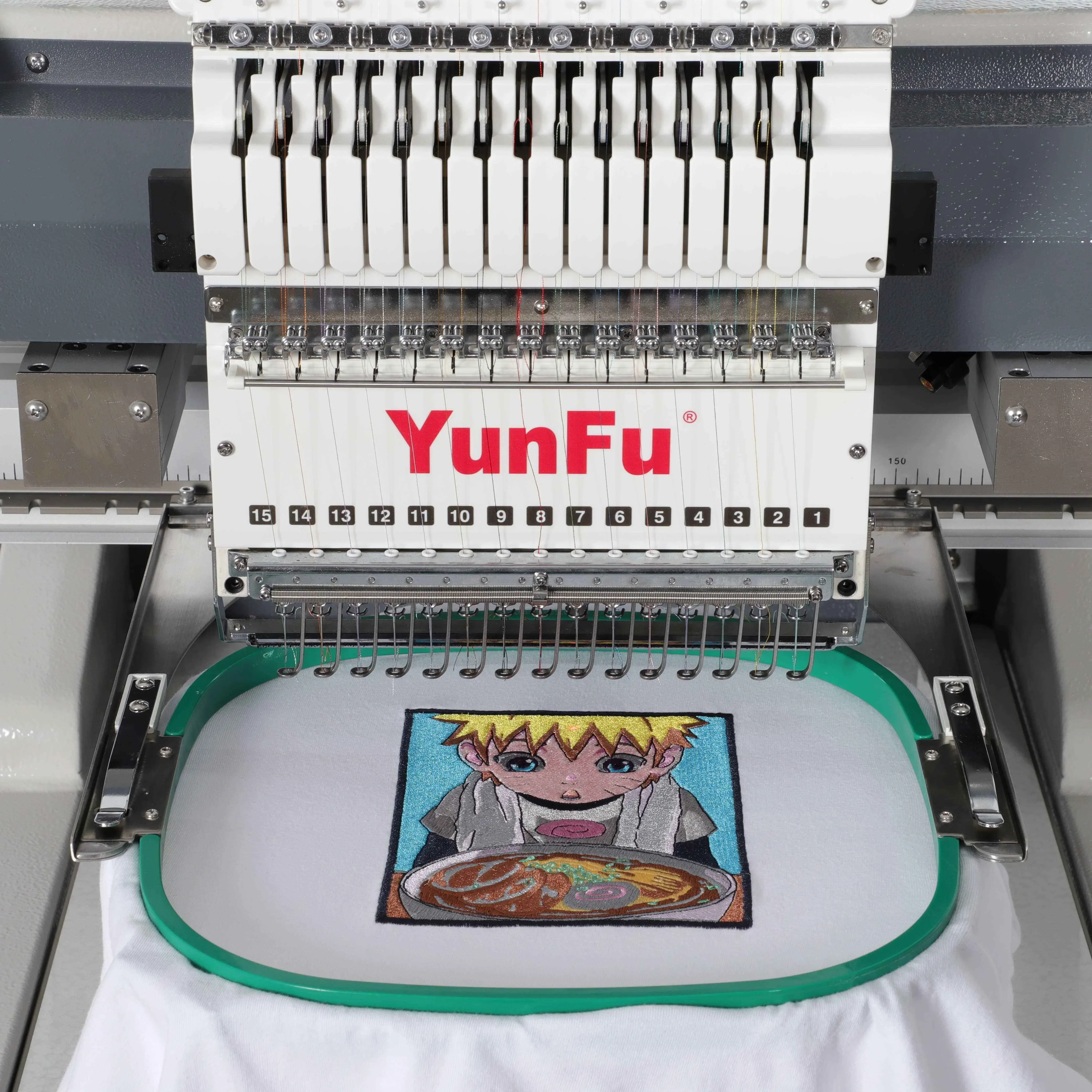Single Head Multi Needle Embroidery Machine 400*600 Mm Embroidery Area Computerized Embroidery Machine Made In China