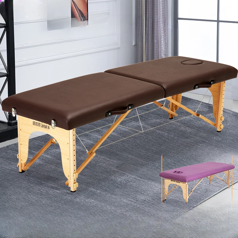 Beauty Salon Folding Bed Pedicure Couch Facial Mattresses Tattoo Salon Bed Portable Full Body Bett Beauty Furniture LJ50MB