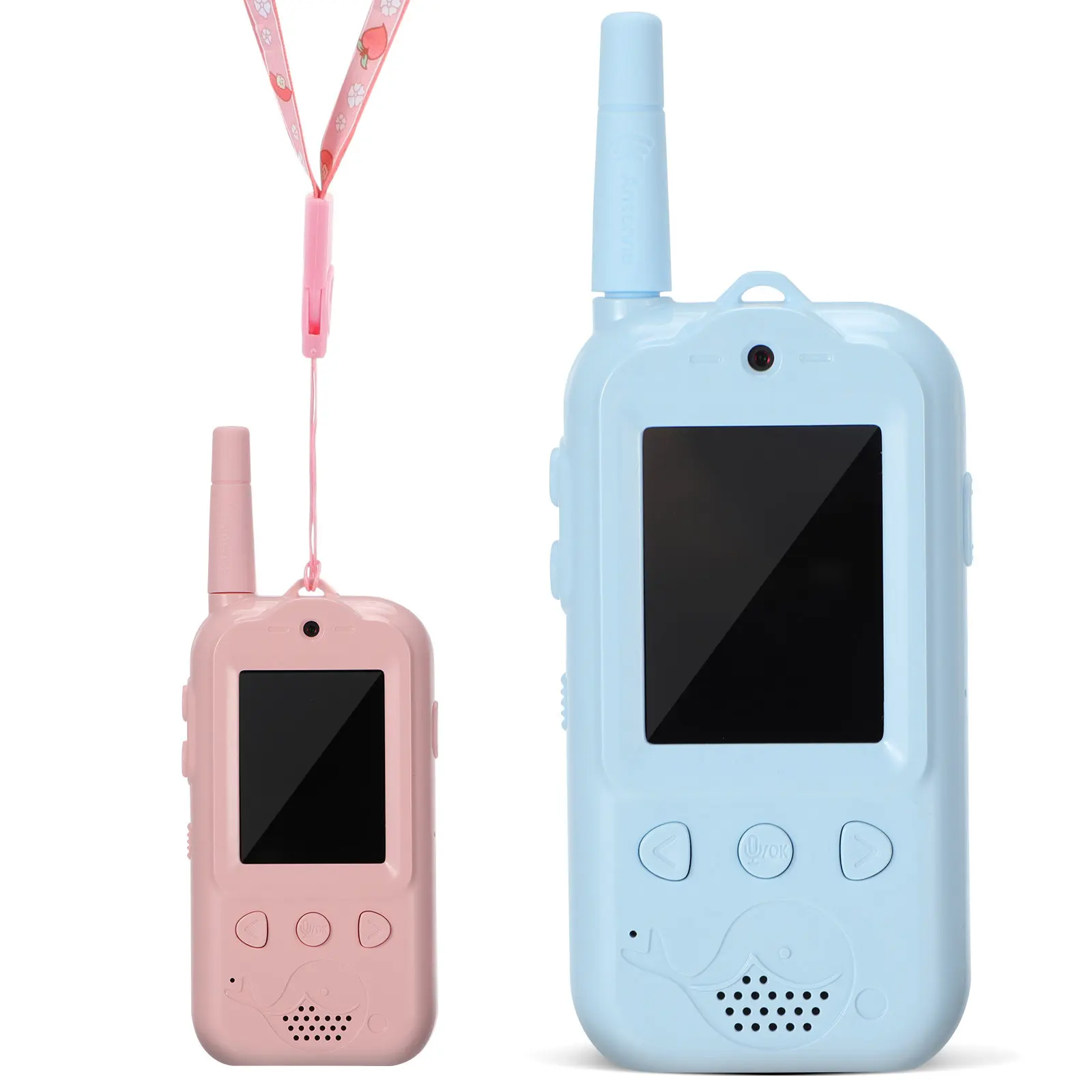 

Children Visual Intercom Portable Two Kids Walkie Talkie Long Distance Communication Device for Outdoor Play