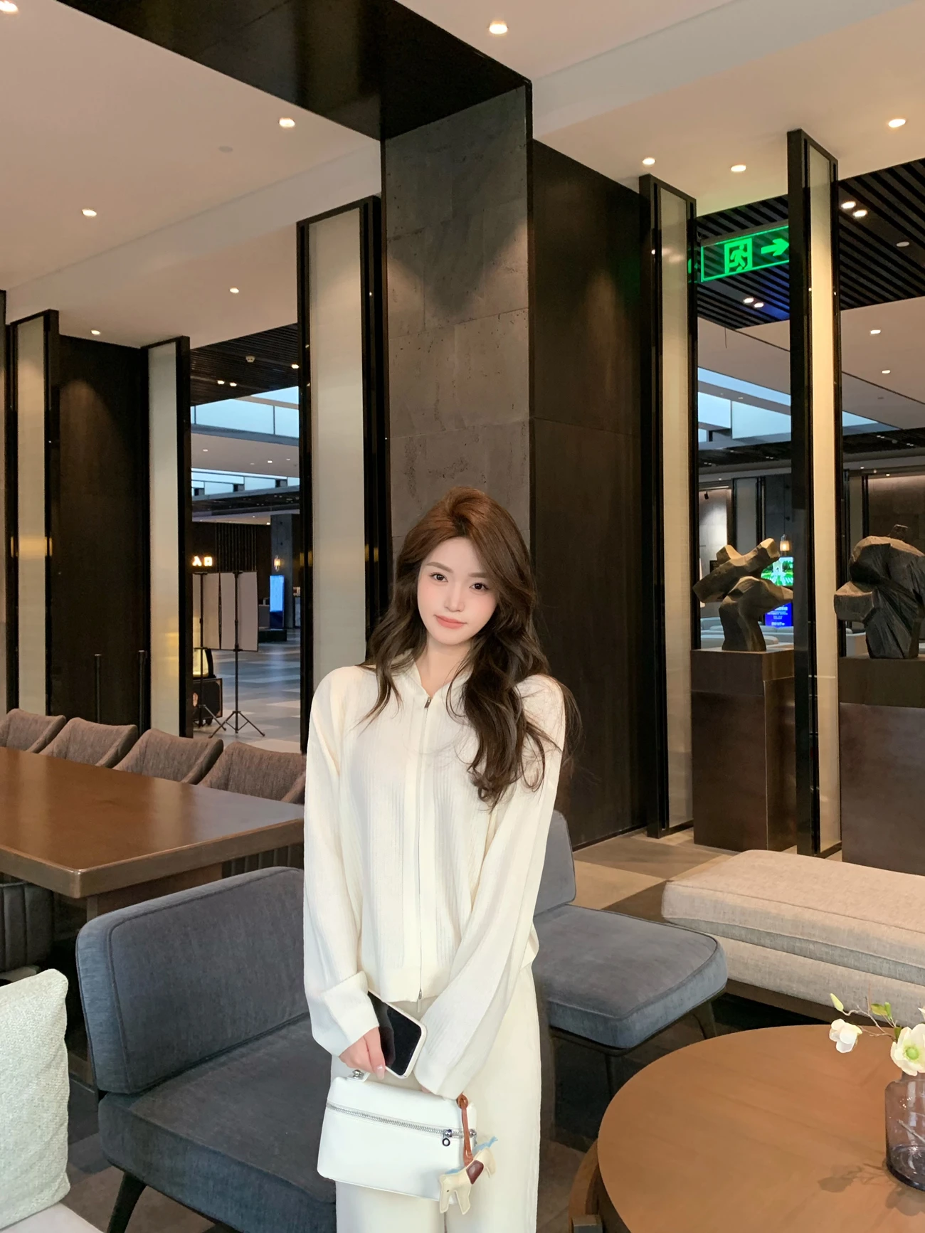 

Осенне-зимний шерстяной вязаный кардиган с капюшоном на молнии, мягкий повседневный свитер-пальто с длинными рукавами для женщин