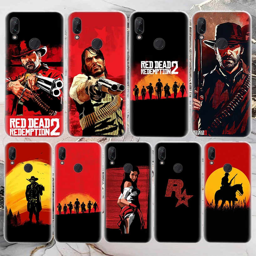 Red Dead Redemption 2 Soft Phone Case For Xiaomi Mi 12T 11T 10T 9T 11 10 Lite 12 Pro 12X 11i 9 8 13 5X 6X Ultra Pattern Housing