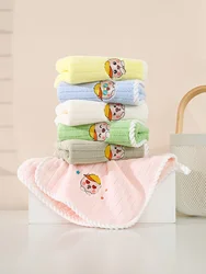 Three pack children's face washing towels, kindergarten baby hand towels, hanging towels, children's towels