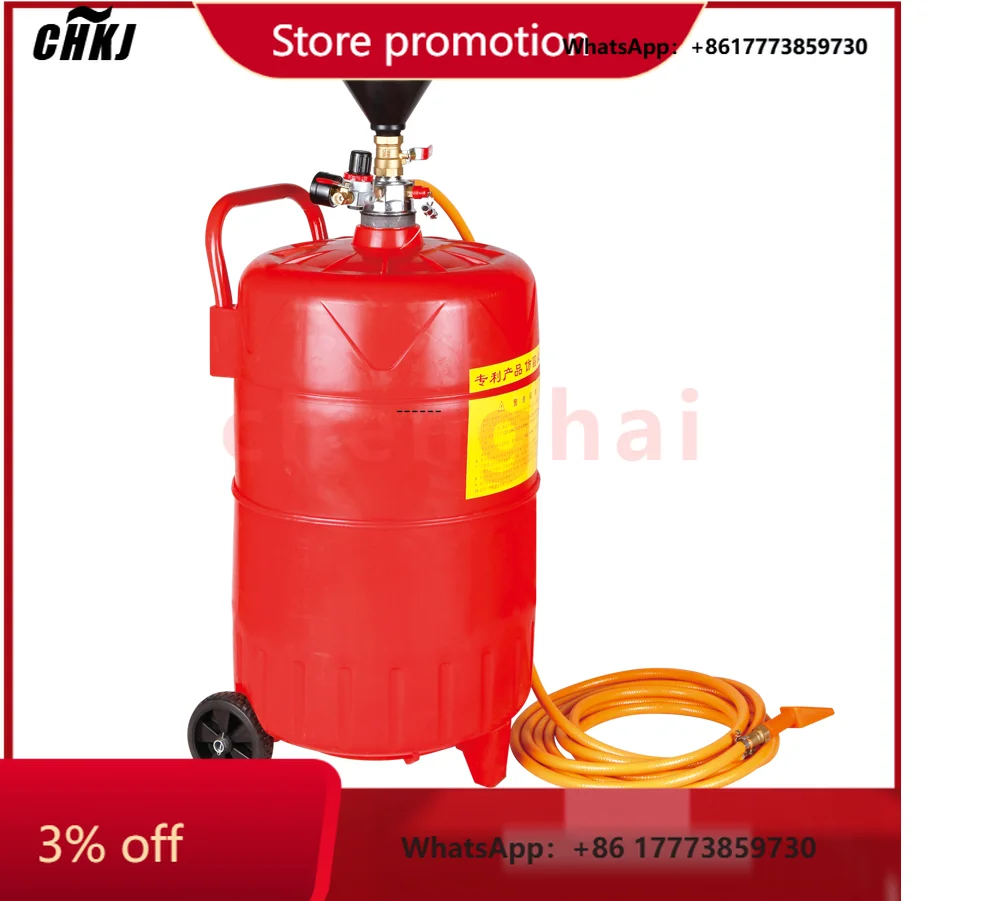 

CHKJ 2025NEWChina Factory Manufacturing Mobile Red Plastic Thick Plate Cleaning Car Washer Snow Foam Machine