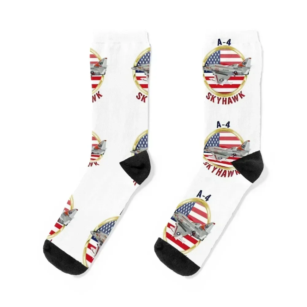 

A-4 Skyhawk Socks gym christmass gift Sports ankle Socks For Men Women's