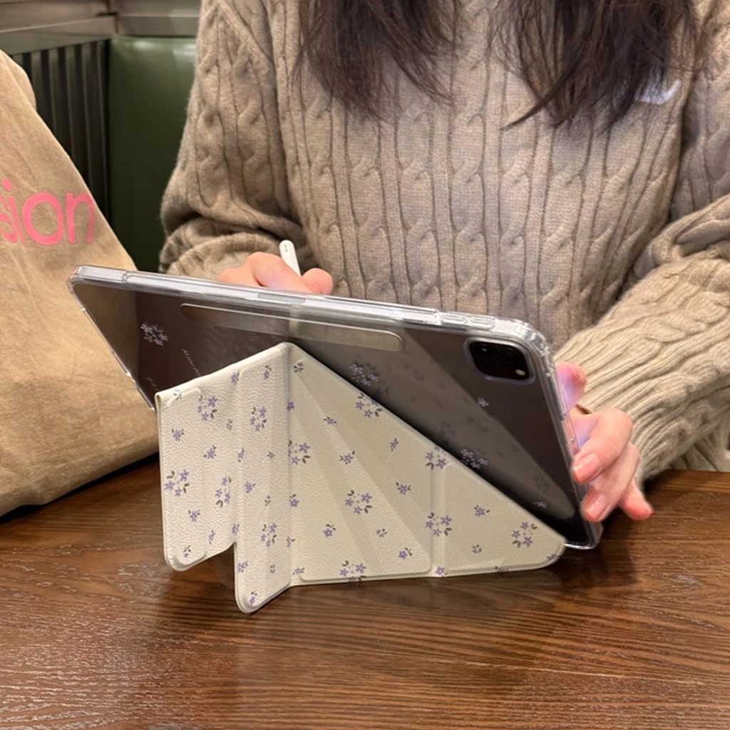 

Чехол для планшета Simplicity Purple Flowers для iPad Air 11 дюймов 13 дюймов Pro 12,9 дюйма 9,7 дюйма 5, 6, 10,2 дюйма, 7, 8, 9, 10, Air 3 4 5 6, чехол