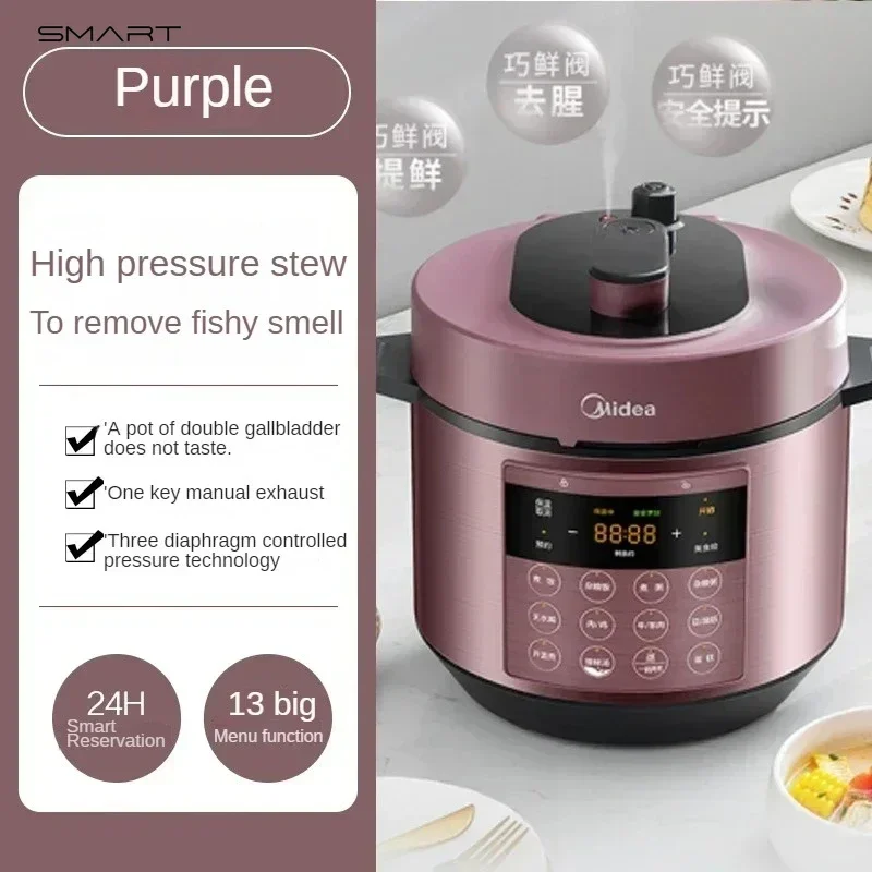 Electric Pressure Cooker. Household Use. Fully Automatic and Intelligent. With Reservation Function.High-Pressure Soup Pot.