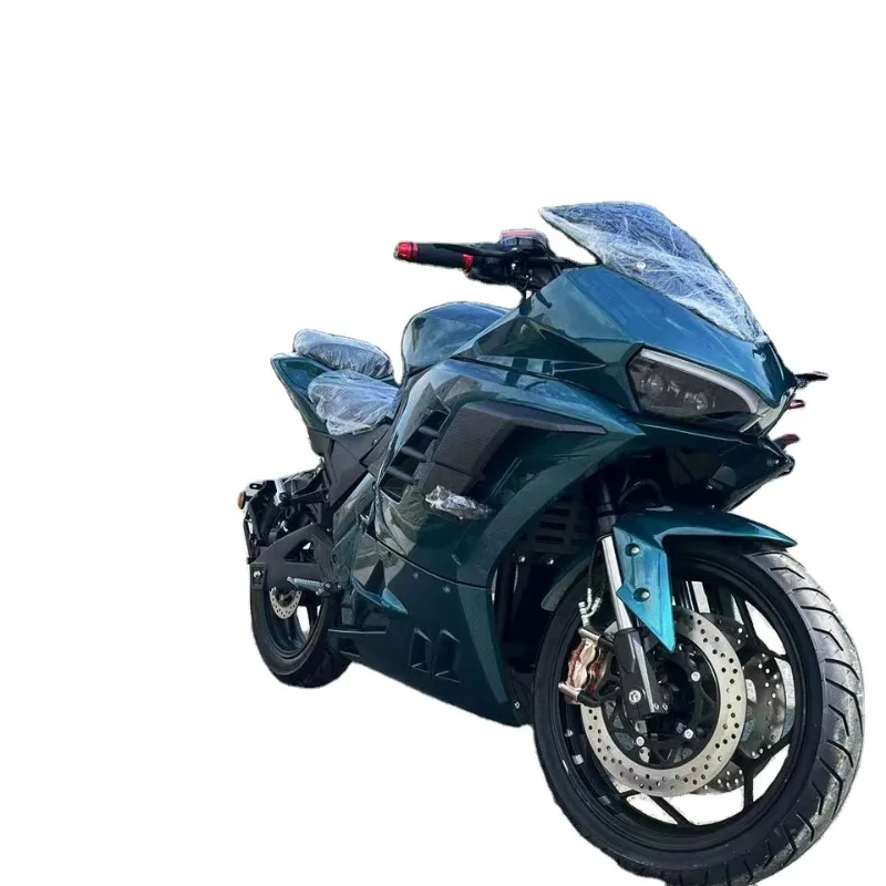 2025 최신 맞춤형 고출력 7000W 레이싱 전기 오토바이, 최고 속도 160KM/h